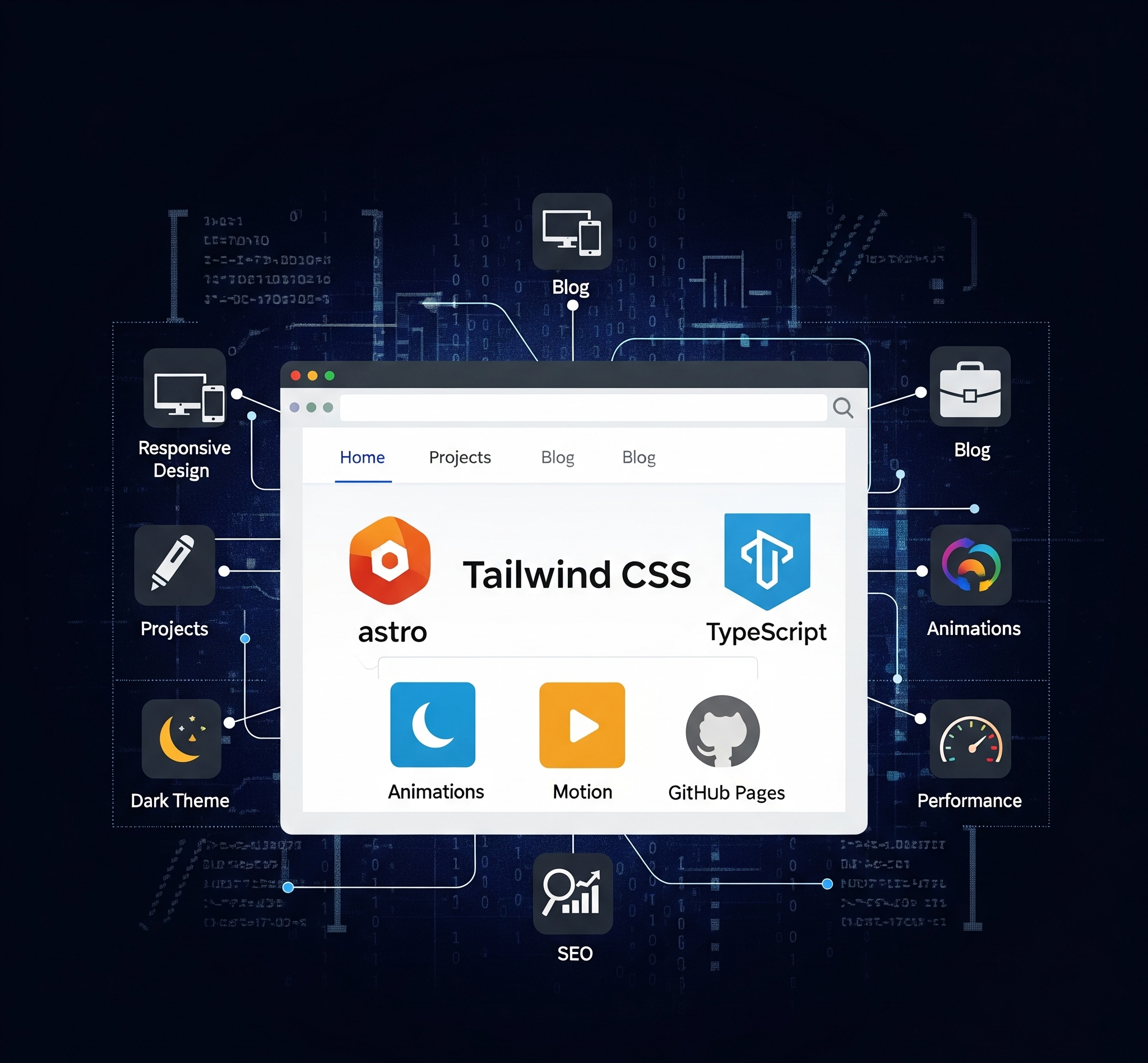 Portfolio Tech Stack & Features
