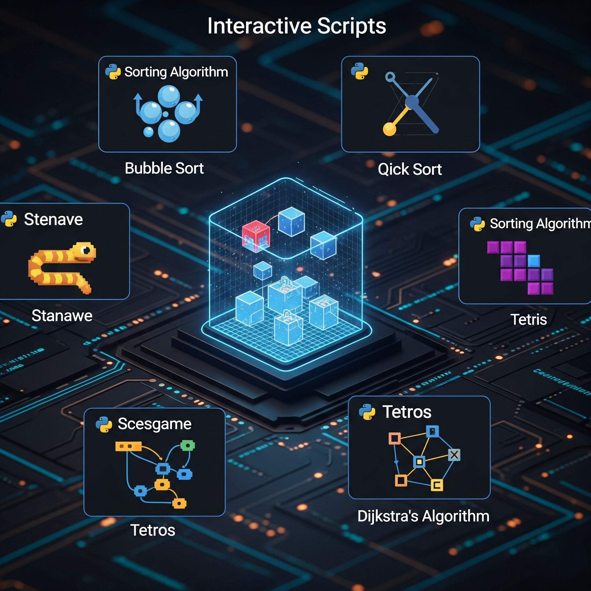 Python Interactive Scripts